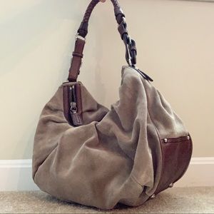 BANANA REPUBLIC Suede Hobo Bag